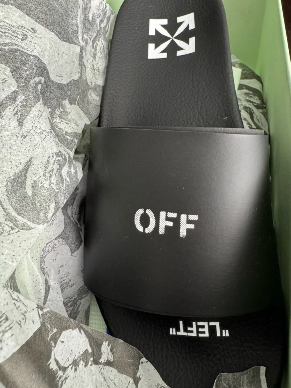 Off-White Pool Slides - Picture 2 of 5